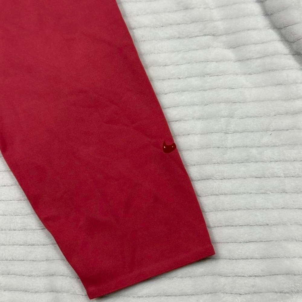 Nike One Luxe Dri-FIT Mid Rise 7/8 Leggings Rose Red BQ9994-622 Womens XL - Picture 6 of 8